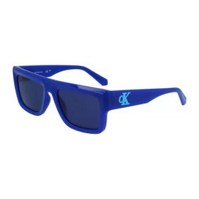 Calvin Klein CKJ 23642S 400 54 Unisex Dikdörtgen Mavi Kemik Güneş Gözlüğü