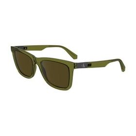 Calvin Klein CKJ 24601S 309 54 Dikdörtgen Yeşil Şeffaf Unisex Güneş Gözlüğü