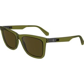 Calvin Klein CKJ 24601S 309 54 Dikdörtgen Yeşil Şeffaf Unisex Güneş Gözlüğü