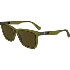 Calvin Klein CKJ 24601S 309 54 Dikdörtgen Yeşil Şeffaf Unisex Güneş Gözlüğü