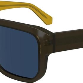 Calvin Klein CKJ 24607S 275 55 Dikdörtgen Kahverengi Kemik Unisex Güneş Gözlüğü