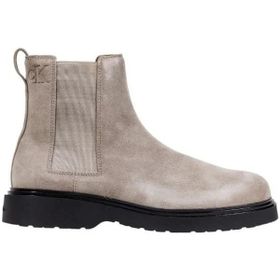 Calvin Klein Combat Ess Chelsea Boot Su YM0YM01372PDG Süet Deri Gri Erkek Bot