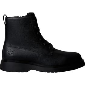 Calvin Klein Combat ESS Lace Up Zip Boot LTH Siyah Erkek Bot