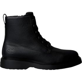 Calvin Klein Combat ESS Lace Up Zip Boot LTH Siyah Erkek Bot