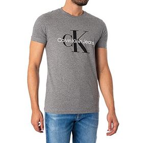 Calvin Klein Core Monologo Slim Tee Gri Erkek T-shirt