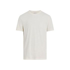 Calvin Klein Cotton Linen Beyaz Erkek T-shirt