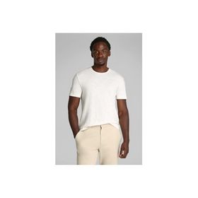 Calvin Klein Cotton Linen Beyaz Erkek T-shirt