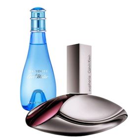 Calvin Klein Euphoria EDP 100 ml + Davidoff Cool Water EDT 100 ml Kadın Parfüm Set