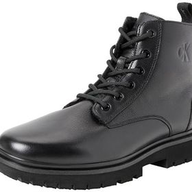 Calvin Klein Eva Mıd Lace Up Boot Lth Wl Wn Siyah Kadın Bot