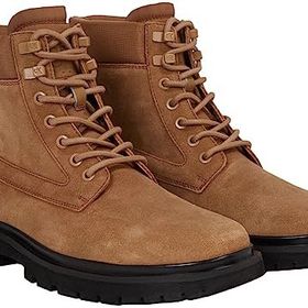 Calvin Klein Eva Mıd Laceup Boot Suede Kahverengi Erkek Bot