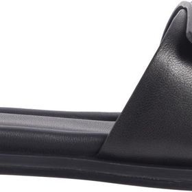 Calvin Klein Flat Relock Lth Slide Siyah Kadın Sandalet