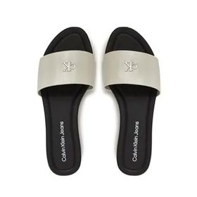 Calvin Klein Flat Sandal Slide Mavi Kadın Sandalet