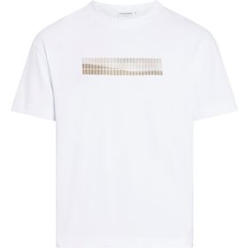 Calvin Klein Grid Graphic Beyaz Erkek T-shirt
