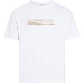 Calvin Klein Grid Graphic Beyaz Erkek T-shirt