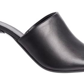 Calvin Klein Heel Mule 70 LTH Siyah Kadın Sandalet