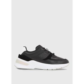 Calvin Klein HW0HW018690GQ Siyah Deri Kadın Sneaker