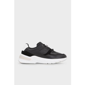 Calvin Klein HW0HW018690GQ Siyah Deri Kadın Sneaker