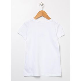 Calvin Klein IG0IG01470 Düz Beyaz Kız Çocuk T-Shirt