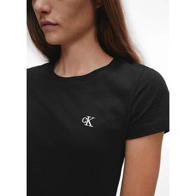 Calvin Klein J20J212883BAE Bisiklet Yaka Siyah Kadın T-Shirt