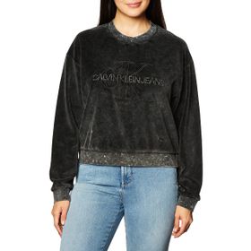 Calvin Klein J20J216237-BEH Gri Kadın Sweatshirt