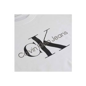 Calvin Klein J20J219140YAF Bisiklet Yaka Normal Kalıp Beyaz Kadın Sweatshirt