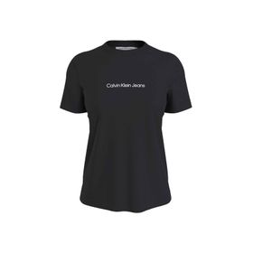Calvin Klein J20J221065BEH Jeans Siyah Kadın Bisiklet Yaka T-Shirts
