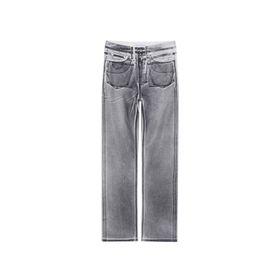 Calvin Klein J20J2224531A4 Jeans Yüksek Bel Düz Paça Normal Mavi Kadın Denim Pantolon