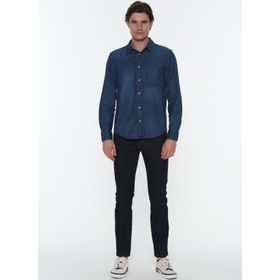 Calvin Klein J30J314650 Erkek Gömlek Mavi