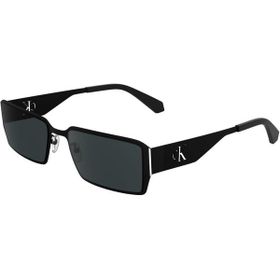 Calvin Klein Jeans CKJ 24206S 001 56 Unisex Dikdörtgen Siyah Metal Güneş Gözlüğü