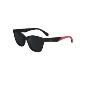 Calvin Klein Jeans CKJ 24303S 001 47 Oval Siyah Kemik Çocuk Güneş Gözlüğü