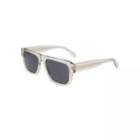 Calvin Klein Jeans CKJ 24607S 012 55 Unisex Oval Şeffaf Kemik Güneş Gözlüğü