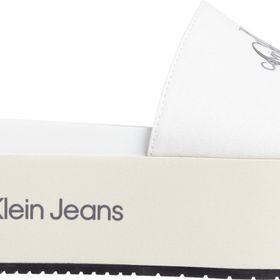 Calvin Klein Jeans Flatform Sandal Monogram Bej Kadın Sandalet