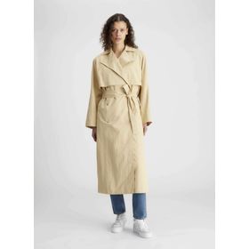 Calvin Klein Jeans J20J222582AAT Bej Kadın Trençkot