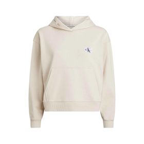 Calvin Klein Jeans J20J222732ABJ Kapüşon Yaka Bej Kadın Sweatshirt