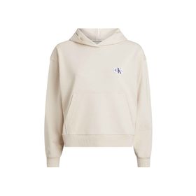Calvin Klein Jeans J20J222732ABJ Kapüşon Yaka Bej Kadın Sweatshirt