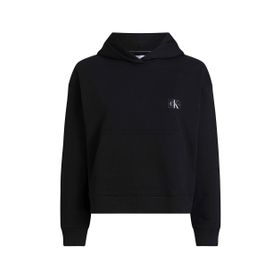 Calvin Klein Jeans J20J222732BEH Kapüşon Yaka Siyah Kadın Sweatshirt