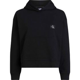 Calvin Klein Jeans J20J222732BEH Kapüşon Yaka Siyah Kadın Sweatshirt