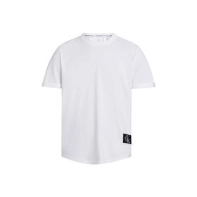 Calvin Klein Jeans J30J323482YAF Düz Beyaz Erkek T-Shirt