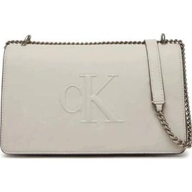 Calvin Klein Jeans LV04K3035GRM0 Beyaz Kadın Omuz Çantası