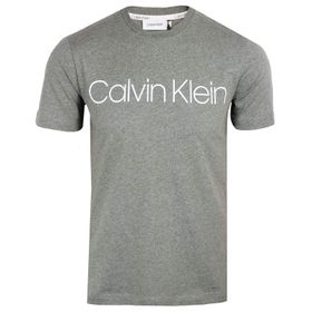 Calvin Klein K10K104063-092 Gri Erkek T-shirt