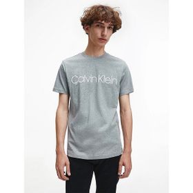 Calvin Klein K10K104063-092 Gri Erkek T-shirt