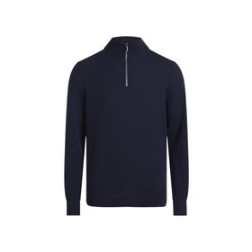 Calvin Klein K10K110421CHW Dik Yaka Slim Fit Mavi Erkek Kazak