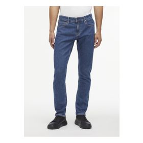 Calvin Klein K10K1107081BJ Normal Bel Normal Paça Slim Fit Mavi Erkek Denim Pantolon