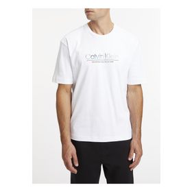 Calvin Klein K10K111133YAF Beyaz Erkek T-Shirt