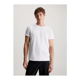 Calvin Klein K10K112724YAF Bisiklet Yaka Beyaz Erkek T-Shirt