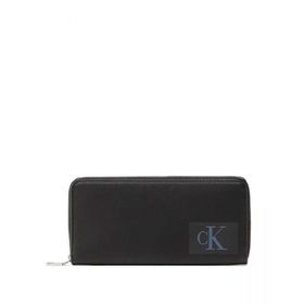 Calvin Klein K60K610350 Black Sculpted Zip Around Kadın Cüzdanı