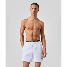 Calvin Klein KM0KM00992-YCD Beyaz Swim Trunk Erkek Mayo
