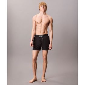 Calvin Klein KM0KM01101-BEH Siyah Medium Drawstring Erkek Mayo