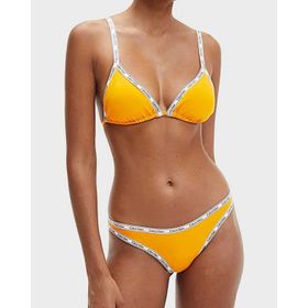 Calvin Klein KW0KW01709 Blazing Sun Logo Detay Elastik Şeritli Kadın Bikini Altı
