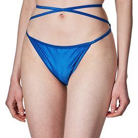 Calvin Klein KW0KW01953 String Side Tie Cheeky Mavi Kadın Bikini Altı